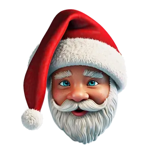 Santa Hat Cartoon Style Png Lnc74 PNG Image