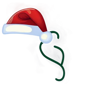 Santa Hat Outline Clipart Png Pfe91 PNG Image