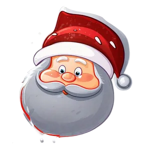 Santa In Snow Cartoon Png Ids7 PNG Image