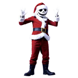 Santa Jack Skellington Cheer Png 84 PNG Image