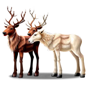 Santa's Reindeer Barn North Pole Png Kot PNG Image