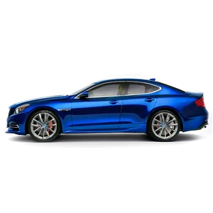 Sapphire Blue Car Depiction Png Vvs55 PNG Image