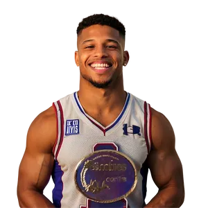 Saquon Barkley Award Winning Smile Png Hyi66 PNG Image