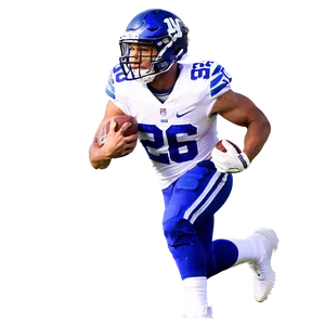 Saquon Barkley Breakthrough Run Png Qru PNG Image