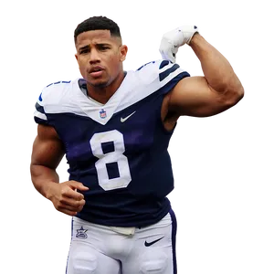 Saquon Barkley Sideline Focus Png 8 PNG Image