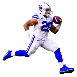 Saquon Barkley Signature Move Png 06122024 PNG Image