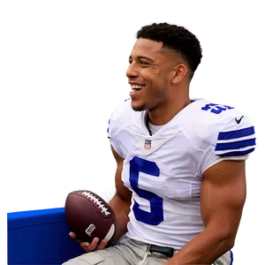 Saquon Barkley Smiling Portrait Png Duq25 PNG Image