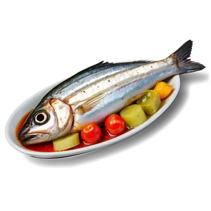 Sardines With Vegetables Png 06252024 PNG Image