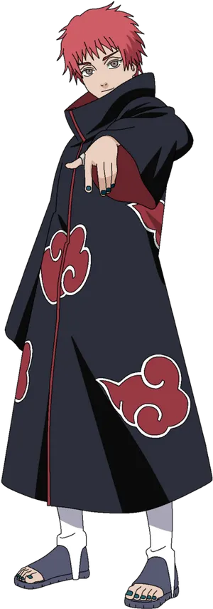 Sasori Akatsuki Member Standing PNG Image