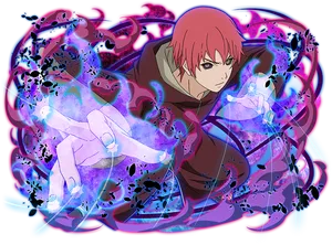 Sasori Artistic Representation PNG Image