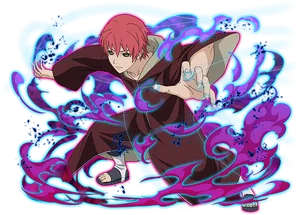 Sasori Naruto Anime Character Art PNG Image