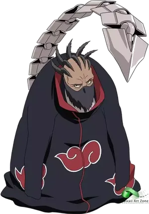 Sasori Puppet Master Anime Character PNG Image