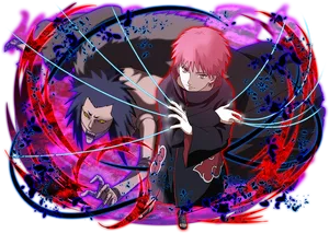 Sasoriand Kankuro Epic Battle Artwork PNG Image