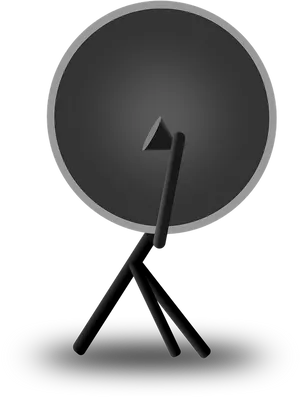 Satellite Dish Graphic PNG Image