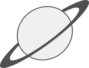 Saturn Icon Graphic PNG Image