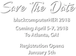 Save The Date Black Computer H E R Event2018 PNG Image