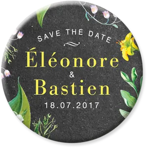 Save The Date_ Eleonore And Bastien_18072017 PNG Image