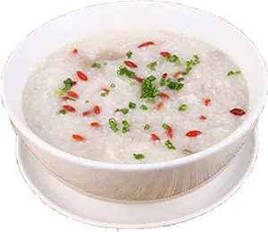 Savory Oatmeal Porridge PNG Image