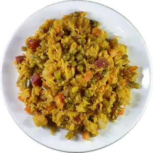 Savory Peas Rice Dish PNG Image