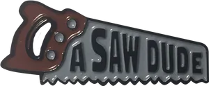 Saw Dude Graphic PNG Image