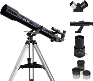 Saxon Telescopeand Accessories PNG Image