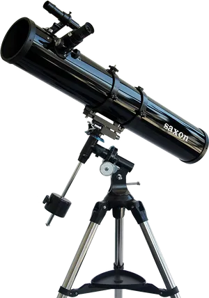 Saxon Telescopeon Tripod PNG Image