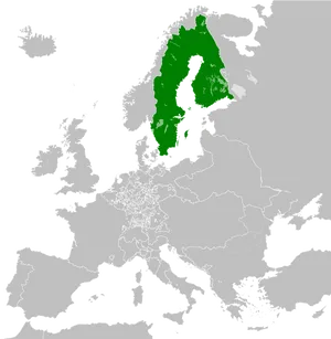 Scandinavia Highlighted Map PNG Image