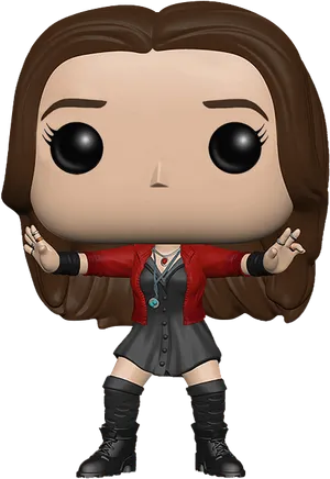 Scarlet Witch Funko Pop Figure PNG Image