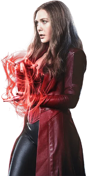 Scarlet Witch Magic Manifestation PNG Image