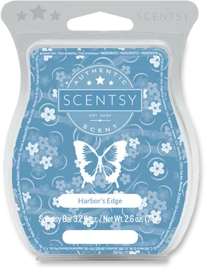 Scentsy Harbors Edge Wax Bar Packaging PNG Image