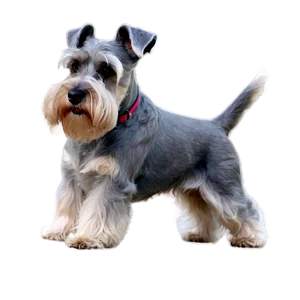 Schnauzer In Snowy Landscape Png Ymc PNG Image