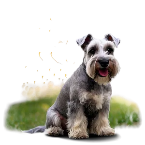 Schnauzer On A Walk Png 06262024 PNG Image