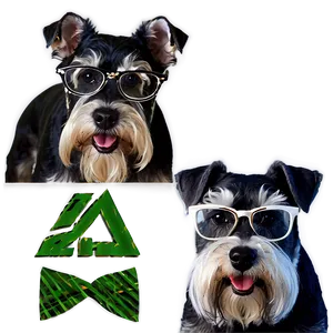 Schnauzer With Glasses Png Xtl33 PNG Image