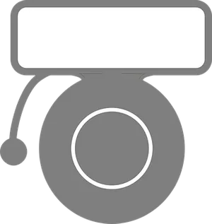 School Bell Icon Graphic PNG Image