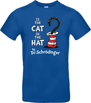 Schrodingers Catinthe Hat T Shirt PNG Image