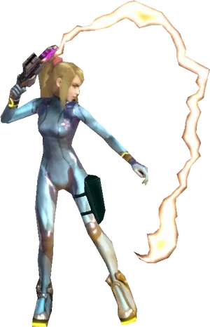 Sci Fi Heroine With Energy Whip PNG