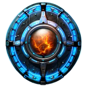 Sci-fi Portal Design Png Gbo PNG Image