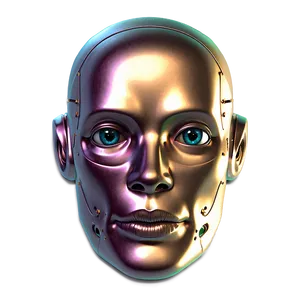 Sci-fi Robot Head Png Deq PNG Image