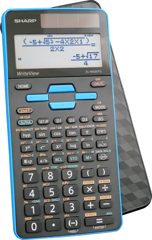 Scientific Calculator Sharp E L W535 T G PNG Image