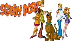 Scooby Doo Animated Team PNG Image