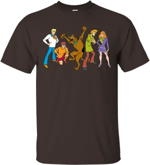 Scooby Doo Character T Shirt Design PNG Image