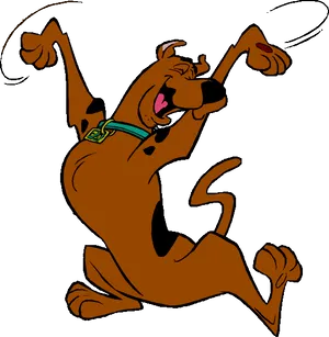 Scooby Doo Laughing Cartoon PNG Image