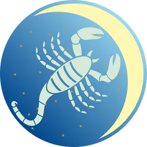 Scorpio Zodiac Symbol Illustration PNG Image