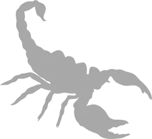 Scorpion Silhouette Graphic PNG Image