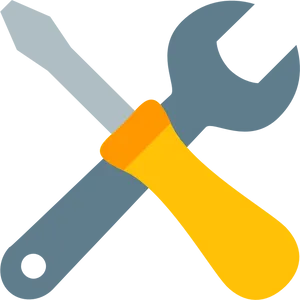 Screwdriverand Wrench Icon PNG