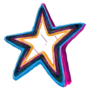 Scribble Star Symbols Png Yaa82 PNG Image