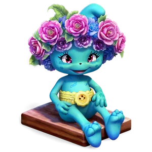 Scrump With Flower Hat Png 65 PNG Image