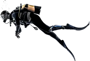 Scuba Diverin Action.png PNG Image