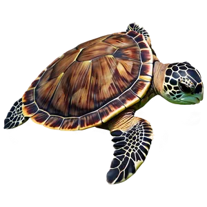 Sea Turtle In Ocean View Png 60 PNG Image