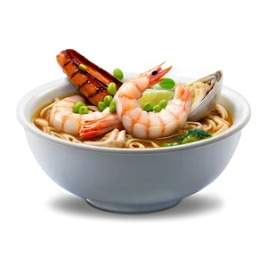 Seafood Ramen Delight Png Kus PNG Image